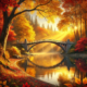 Bruecke im Herbst